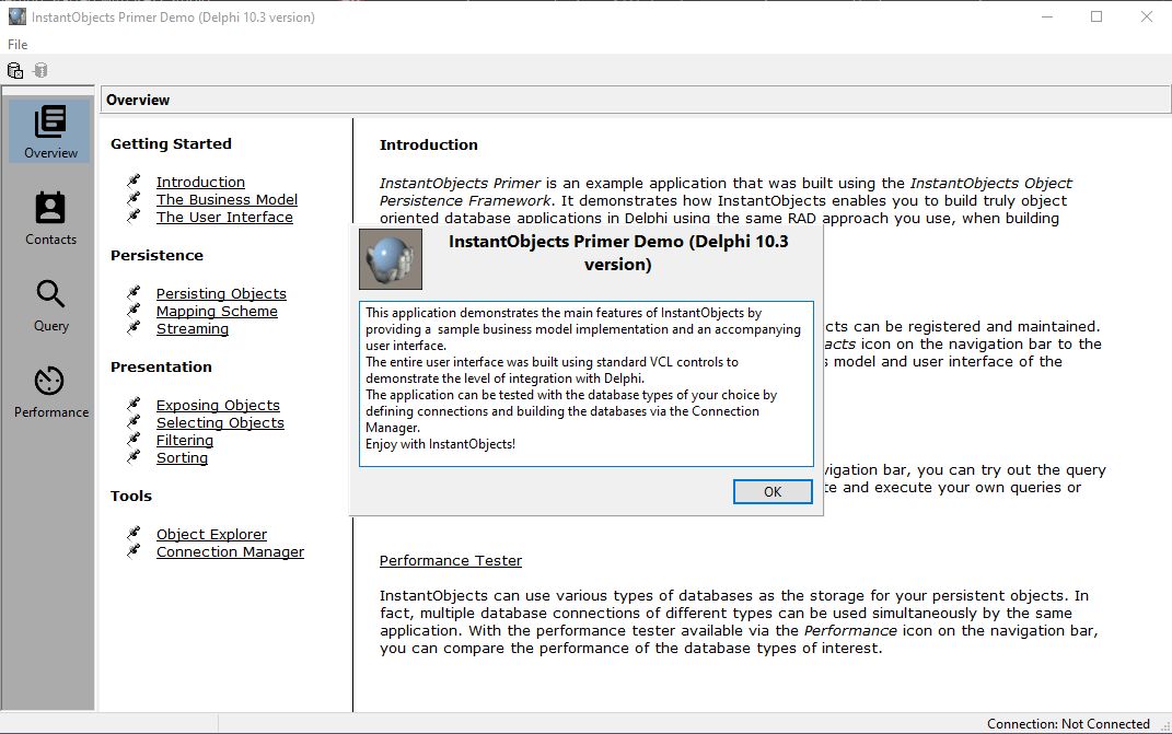 Primer Welcome Screen