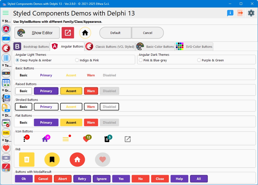 Family Class Appearance Demo