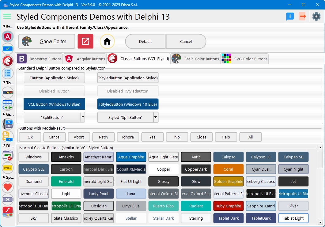 Classic Appearance Demo