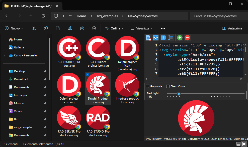 Preview Delphi Logos
